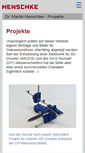 Mobile Screenshot of dr-henschke.de